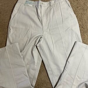 Sears Vintage Mens David Taylor Back Elastic Flat Front Pants Size 36x29 New Tag